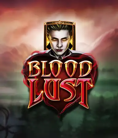 A dark and seductive view of the Blood Lust slot by ELK Studios, featuring gothic vampire symbols and a haunting castle backdrop. Highlighted in this image is the slot's eerie charm, alongside its unique 5-reel and 99-payline structure, making it an enticing choice for those fascinated by the allure of the undead.